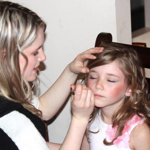 Pamper Party makeup